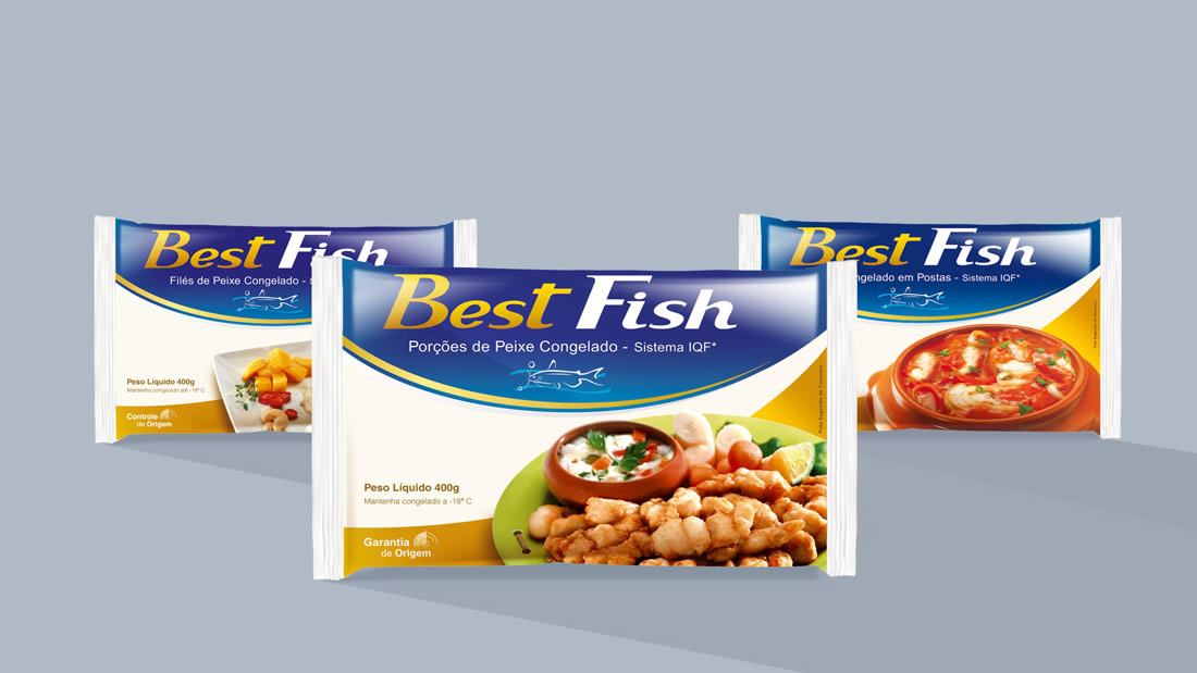 Criação de Embalagens Peixe - Best Fish