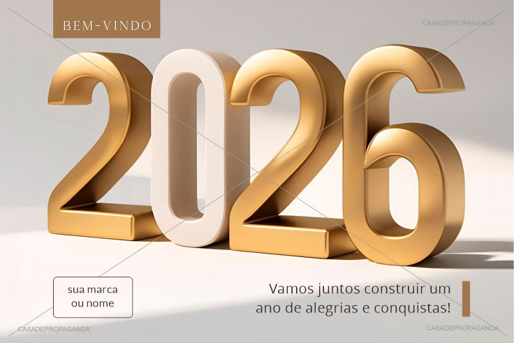 Cartão Bem-Vindo 2026