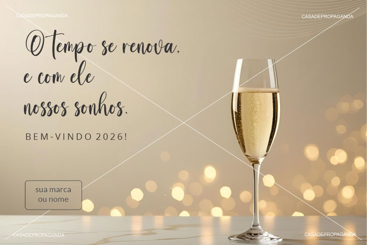 Cartão Boas Festas 2026 Empresas