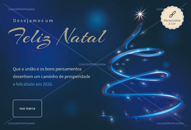 Cartão de Natal Magia