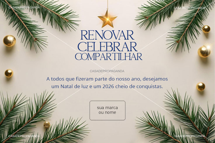 Cartão Natal Empresas Compartilhar