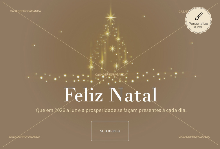 Cartão Anoitecer Dourado