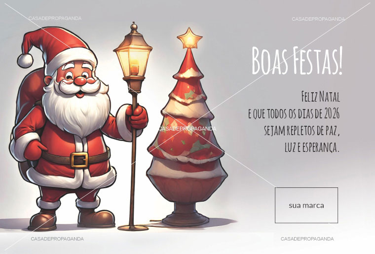 Cartão Natal Hohoho
