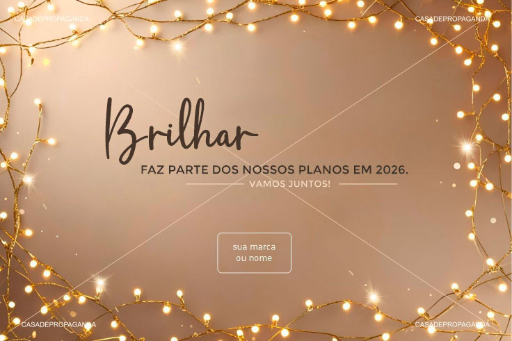Cartão Natal Brilho Empresas