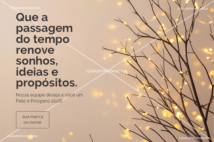 Cartão Natal Tempo Empresas