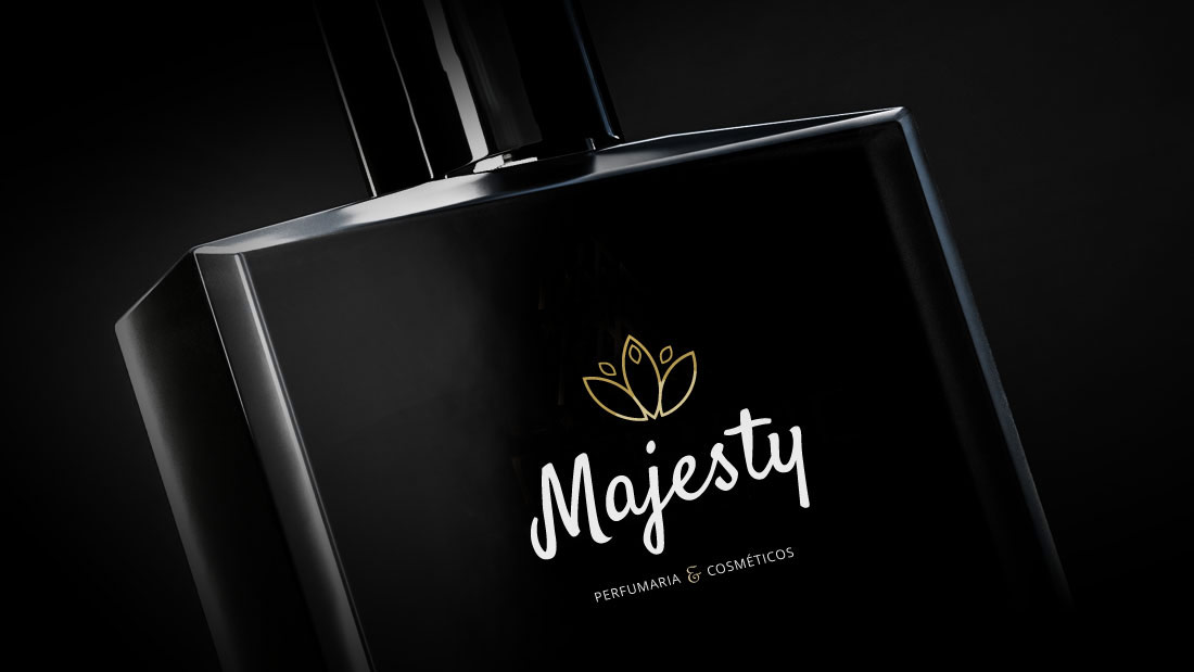 Criação de Naming (nome) e Logomarca Perfumria - Majesty