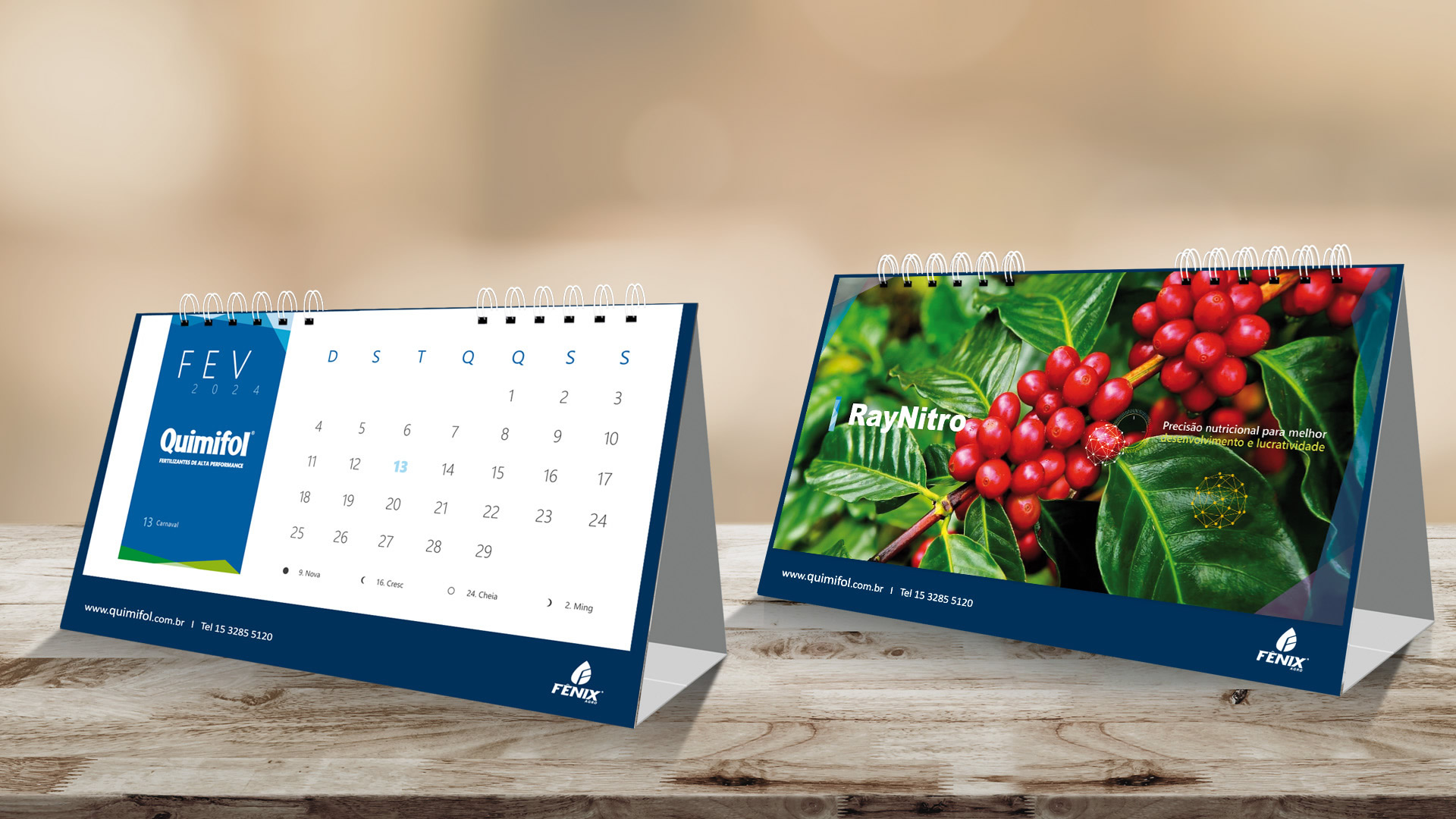 Criação de Calendário para Indústria - Fênix Agro